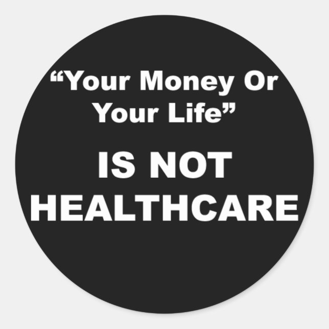 Autocollant de soins de santé (Devant)