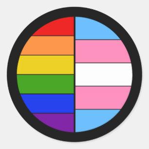 Autocollant de solidarité de GLBT