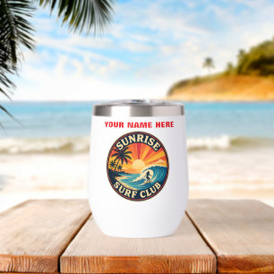 autocollant de style badge du Sunrise Surf Club
