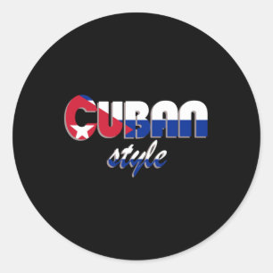Autocollant de style cubain