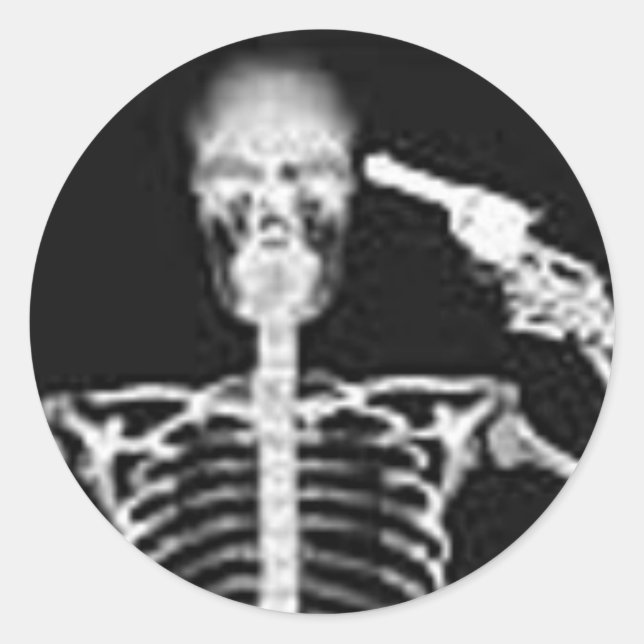 Autocollant de suicide (Devant)