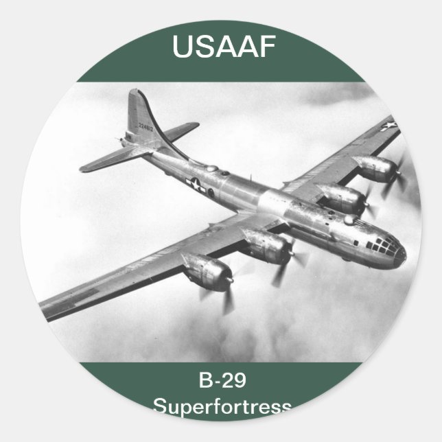 Autocollant de superforteresse USAAF B-29 (Devant)