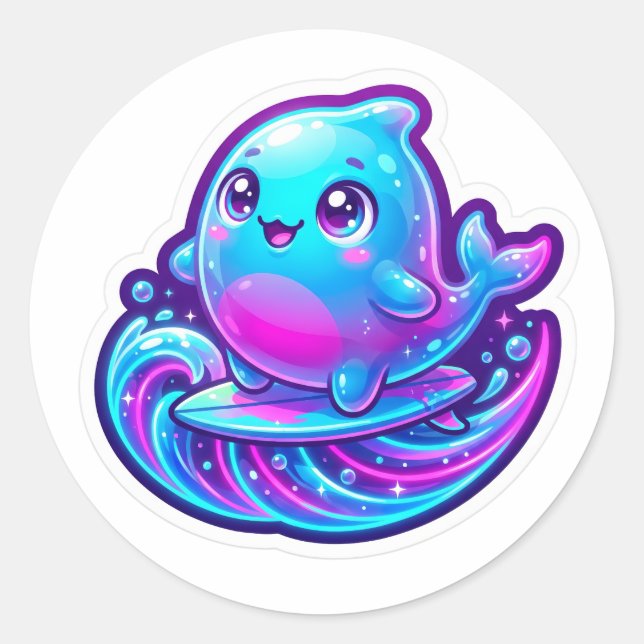 Autocollant de surf Cute 3D Sherro Aniimo (Devant)