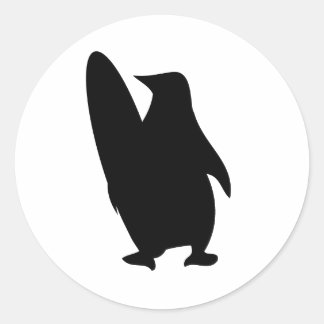 autocollant de surf penguintastique
