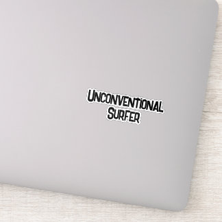 Autocollant de surfeur non conventionnel