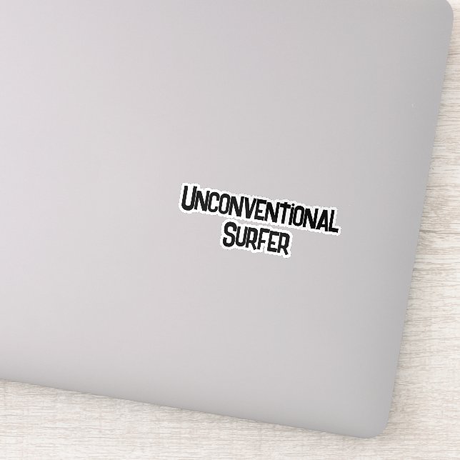 Autocollant de surfeur non conventionnel (Détail)