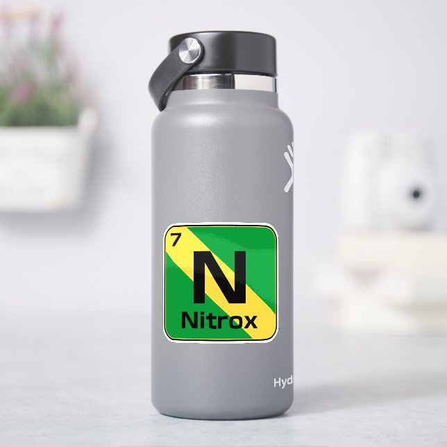 Autocollant de tableau périodique de drapeau de pl (HydroFlask)