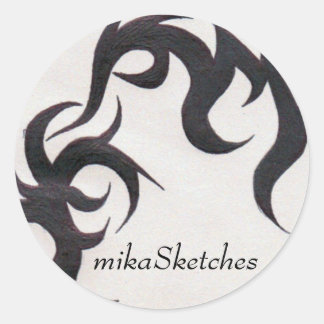 Autocollant de tatouage tribal