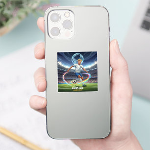 Autocollant de téléphone de légende de football