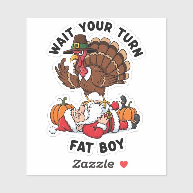 Autocollant de Thanksgiving (Feuille)