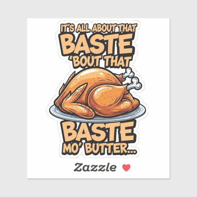 Autocollant de Thanksgiving (Feuille)