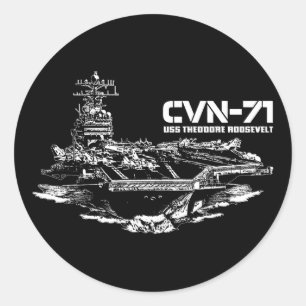 Autocollant de Theodore Roosevelt de porte-avions