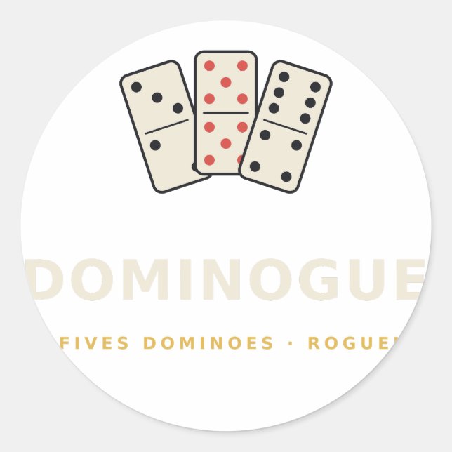 Autocollant de titre DominoGue (Devant)