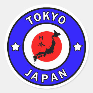Autocollant de Tokyo Japon