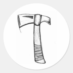 Autocollant de Tomahawk de griffonnage