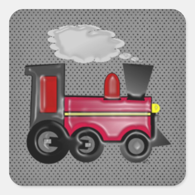 Autocollant de train 3D (Devant)