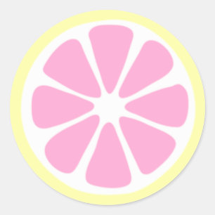 Autocollant de tranche de citron