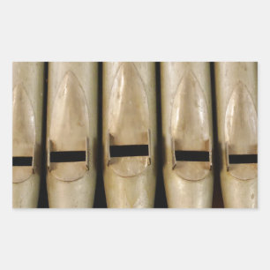 Autocollant de tuyaux d'orgue