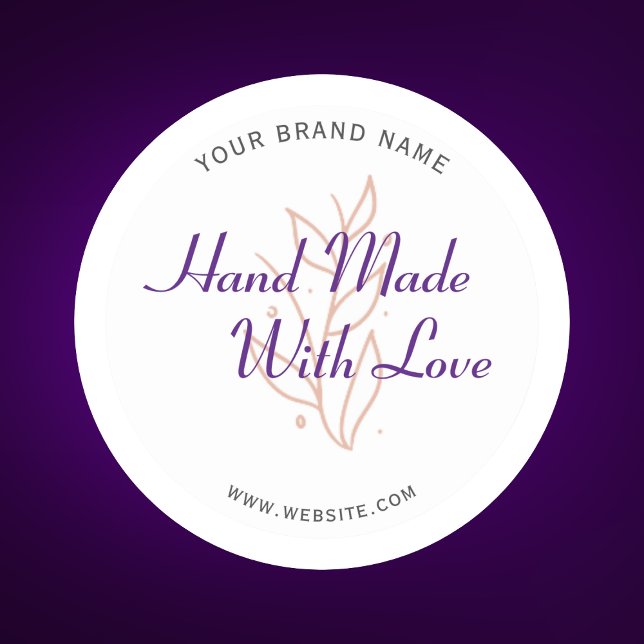 Autocollant de typographie de script fait main mod (Créateur téléchargé)