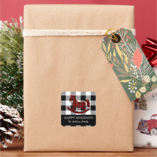 Autocollant de vacances à cheval à roche