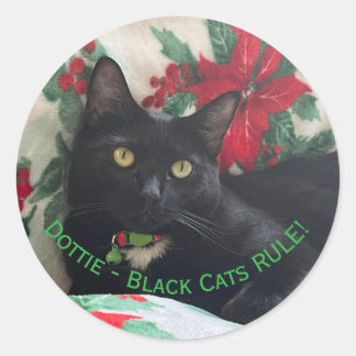 Autocollant de vacances Black Cat