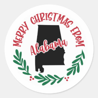Autocollant de vacances de l'Alabama