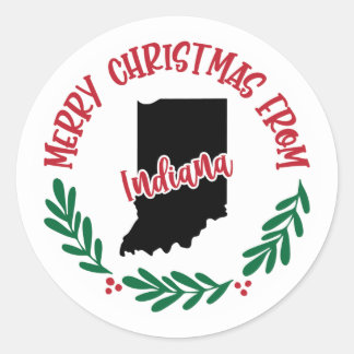 Autocollant de vacances de l'Indiana