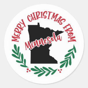 Autocollant de vacances du Minnesota
