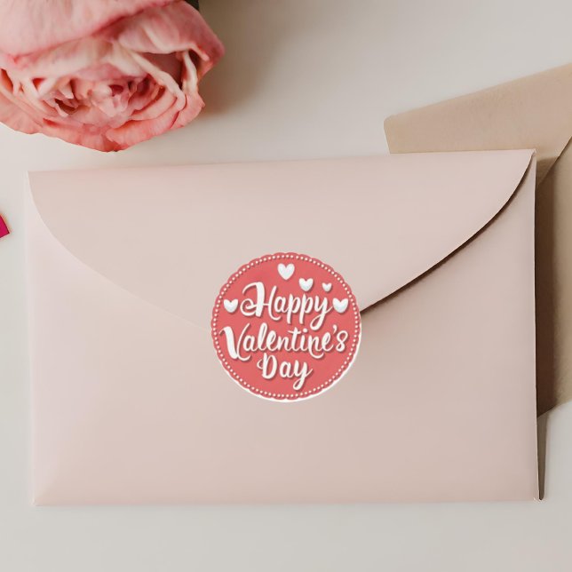 Autocollant de vacances Heureuse Sainte-Valentin m (Créateur téléchargé)