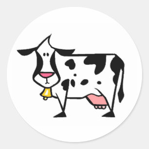 autocollant de vache