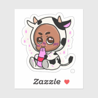 Autocollant de vache