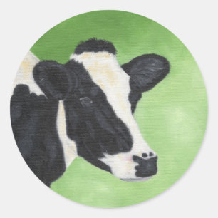 Autocollant de vache du Holstein