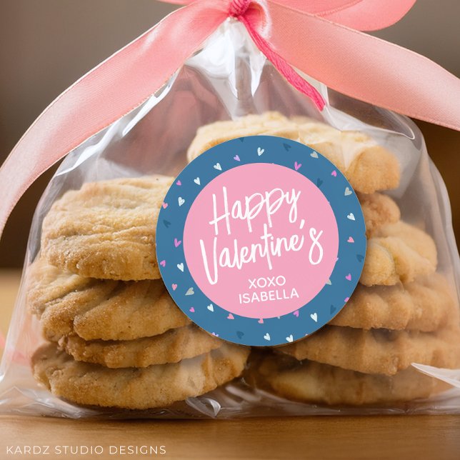 Autocollant de Valentines Cute Personnalisé (Stickers are available in 3 and 1.5 inches, choose your size before checkout.)