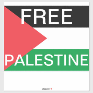 Autocollant de vinyle de Palestine libre