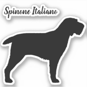 Autocollant de vinyle de silhouette de chien de