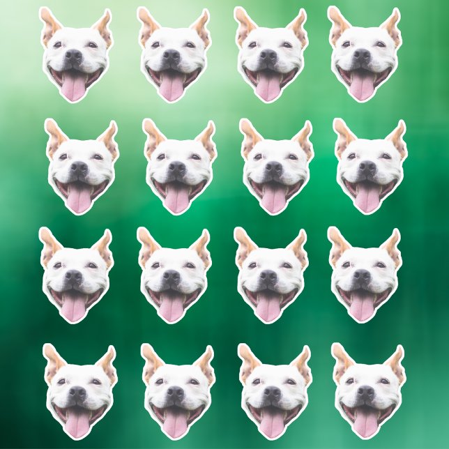 Autocollant de visage personnalisé, visage de chie (Créateur téléchargé)