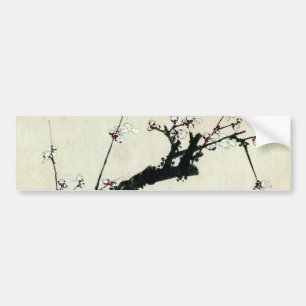 Autocollant De Voiture 梅 花, 北 Fleurs 斎 de prunes, Hokusai, Ukiyo-e