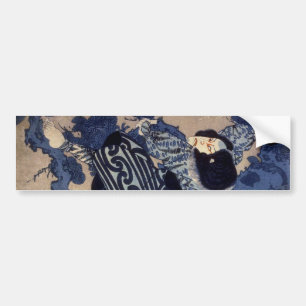 Autocollant De Voiture 歌 舞 伎 者, 国 acteur 芳 Kabuki, Kuniyoshi, Ukiyo-e