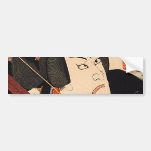 Autocollant De Voiture 歌 舞 伎 者, 国 acteur 芳 Kabuki, Kuniyoshi, Ukiyoe