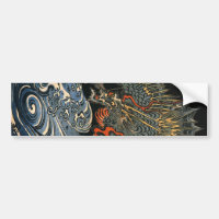 海 龍, 国 芳, Dragon de mer, Kuniyoshi, Ukiyo-e