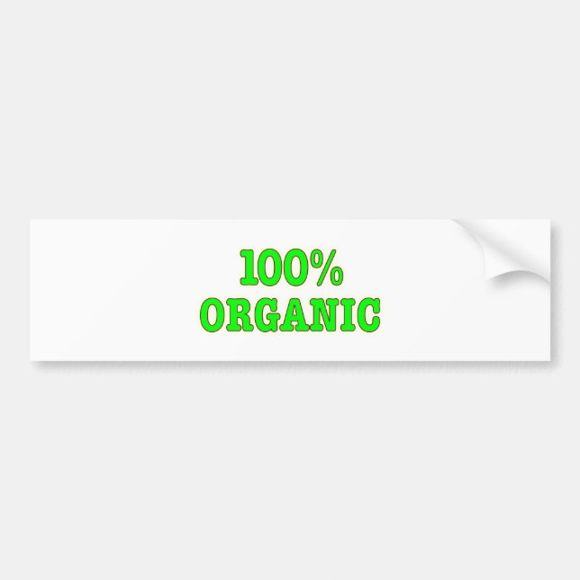 Autocollant De Voiture 100% organique (Devant)