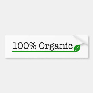 Autocollant De Voiture 100% organique