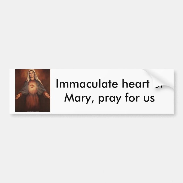 Autocollant De Voiture 136-22521~Mary-s-Immaculate-Heart-Posters, Imma… (Devant)
