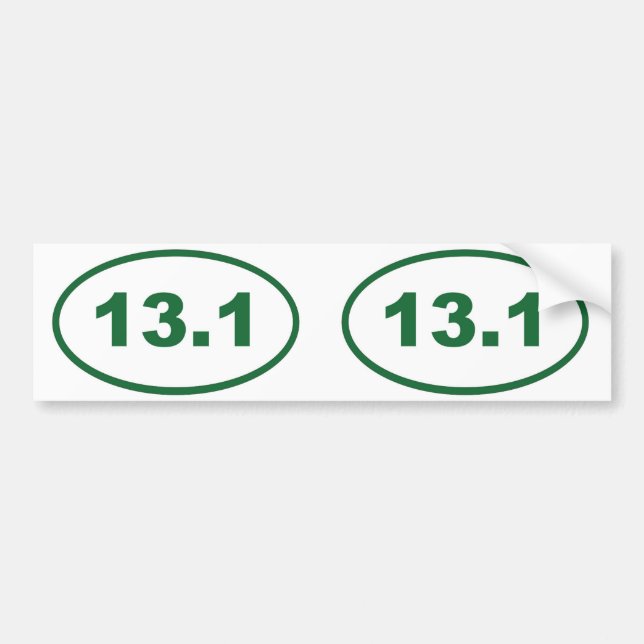 Autocollant De Voiture 13,1 vert (Devant)