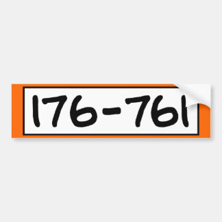 AUTOCOLLANT DE VOITURE 176-761