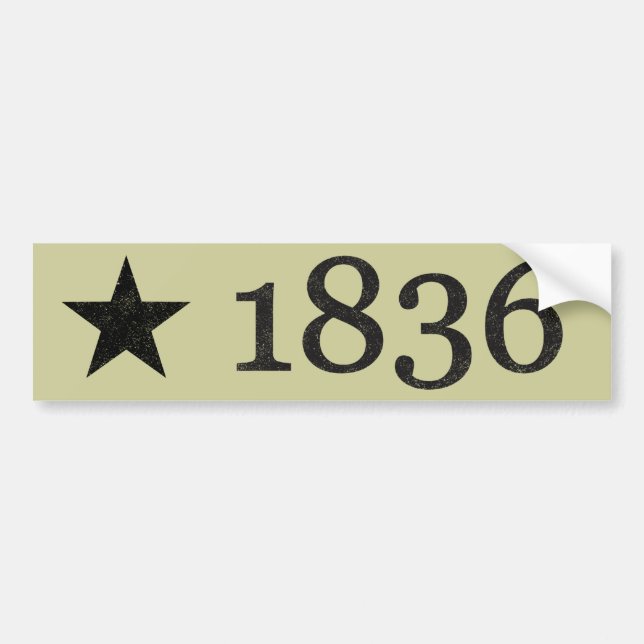 AUTOCOLLANT DE VOITURE 1836 (Devant)