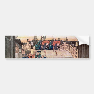 Autocollant De Voiture 1. 日 本 橋, 広 重 Nihonbashi, Hiroshige, Ukiyo-e