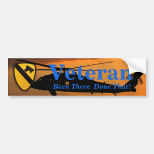 Autocollant De Voiture 1ère division de cavalerie DIV de CAV vétérans