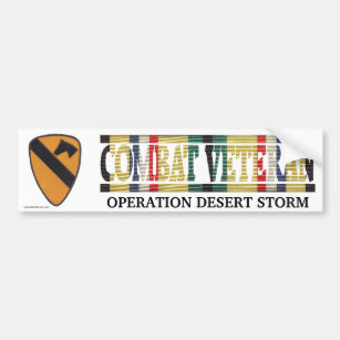 Autocollant De Voiture 1re division de cavalerie. SWA Vétérinaire de comb
