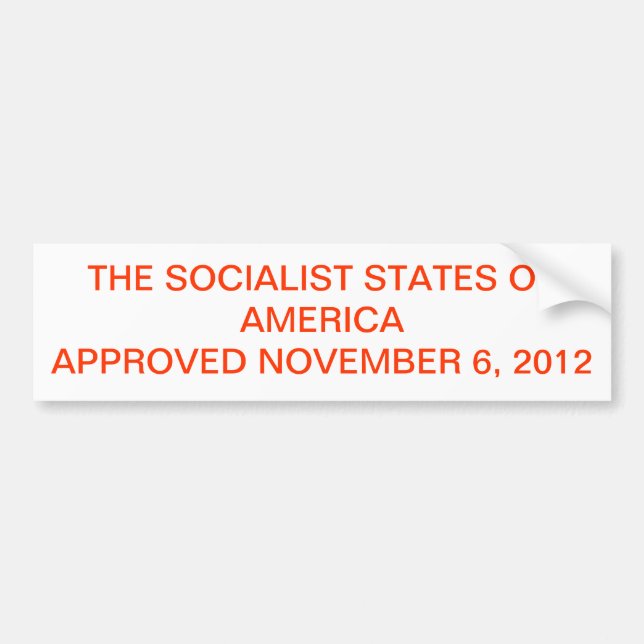 AUTOCOLLANT DE VOITURE 2012 RÉSULTATS ÉLECTORAUX COMME CONSERVATEURS LE (Devant)